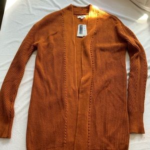 Burnt orange cardigan